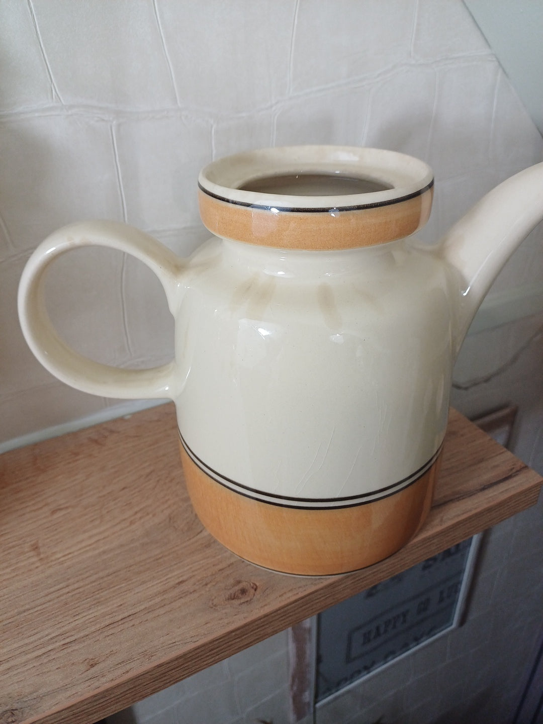 Pichet beige et orange, Melitta