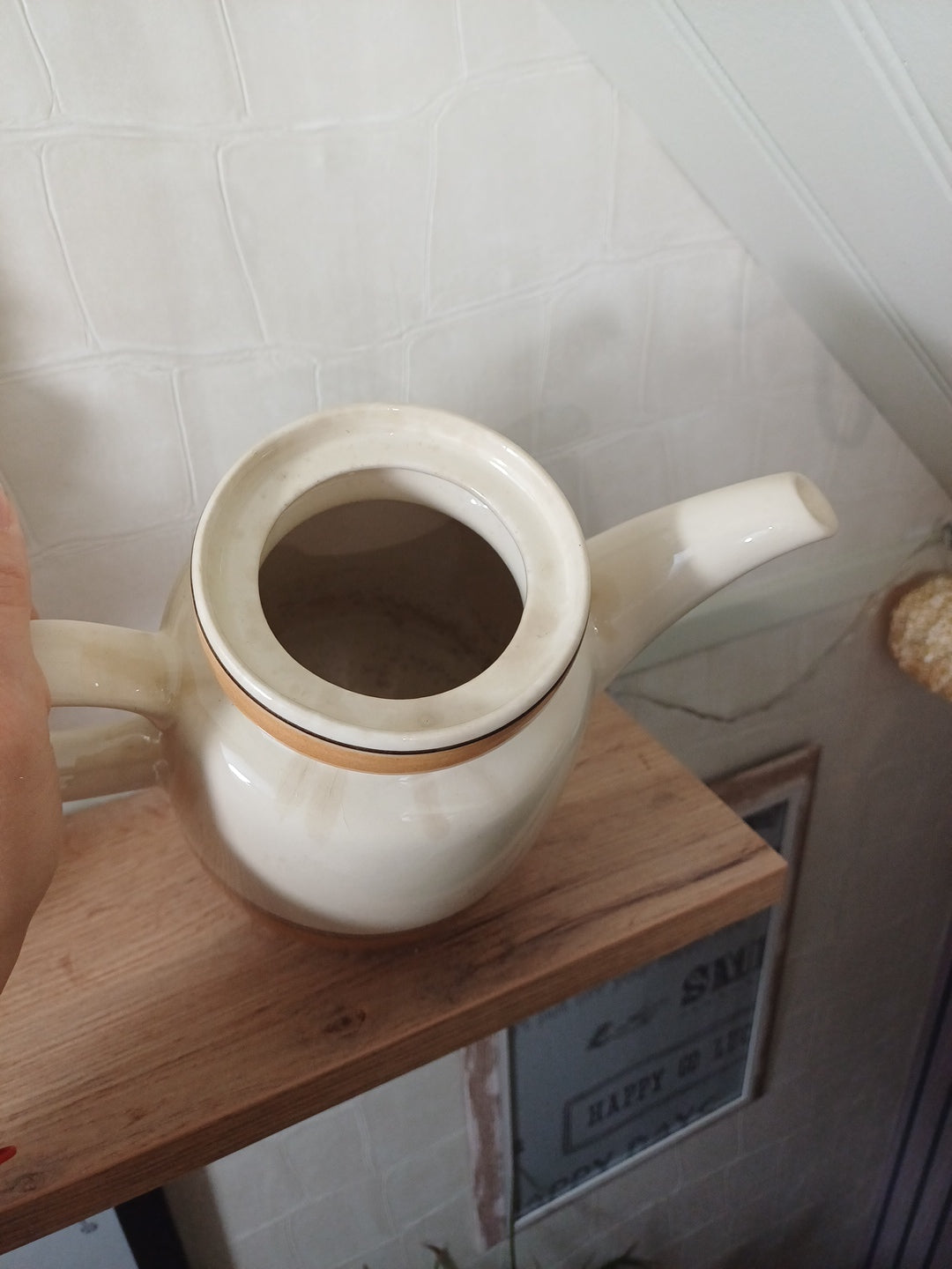 Pichet beige et orange, Melitta