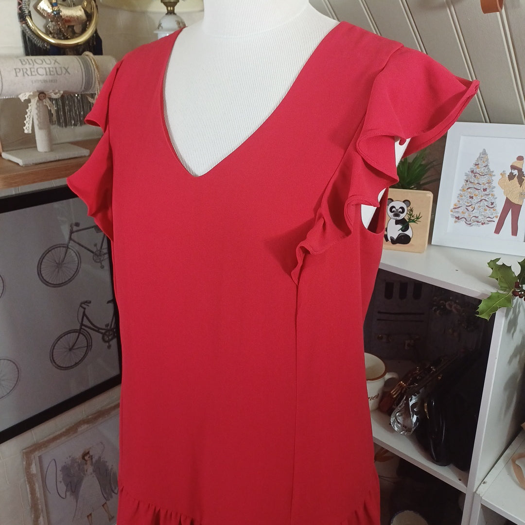 Robe rouge,Etam, taille 42