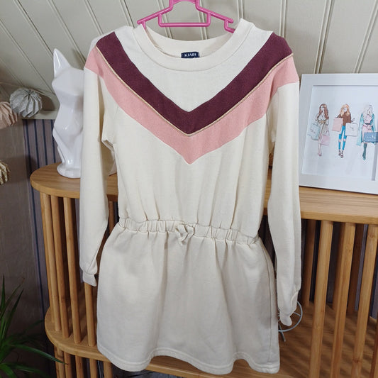 Robe beige, kiabi, taille 6 ans