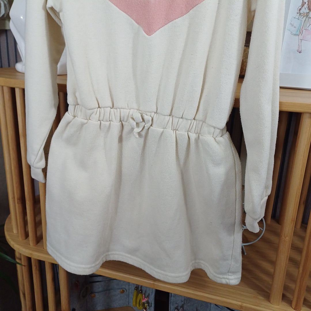 Robe beige, kiabi, taille 6 ans