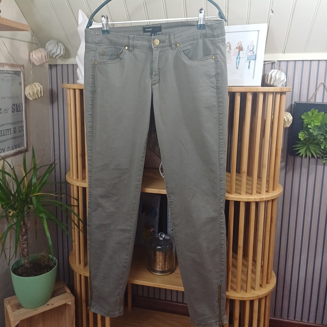 Pantalon vert, Mango,taille 38