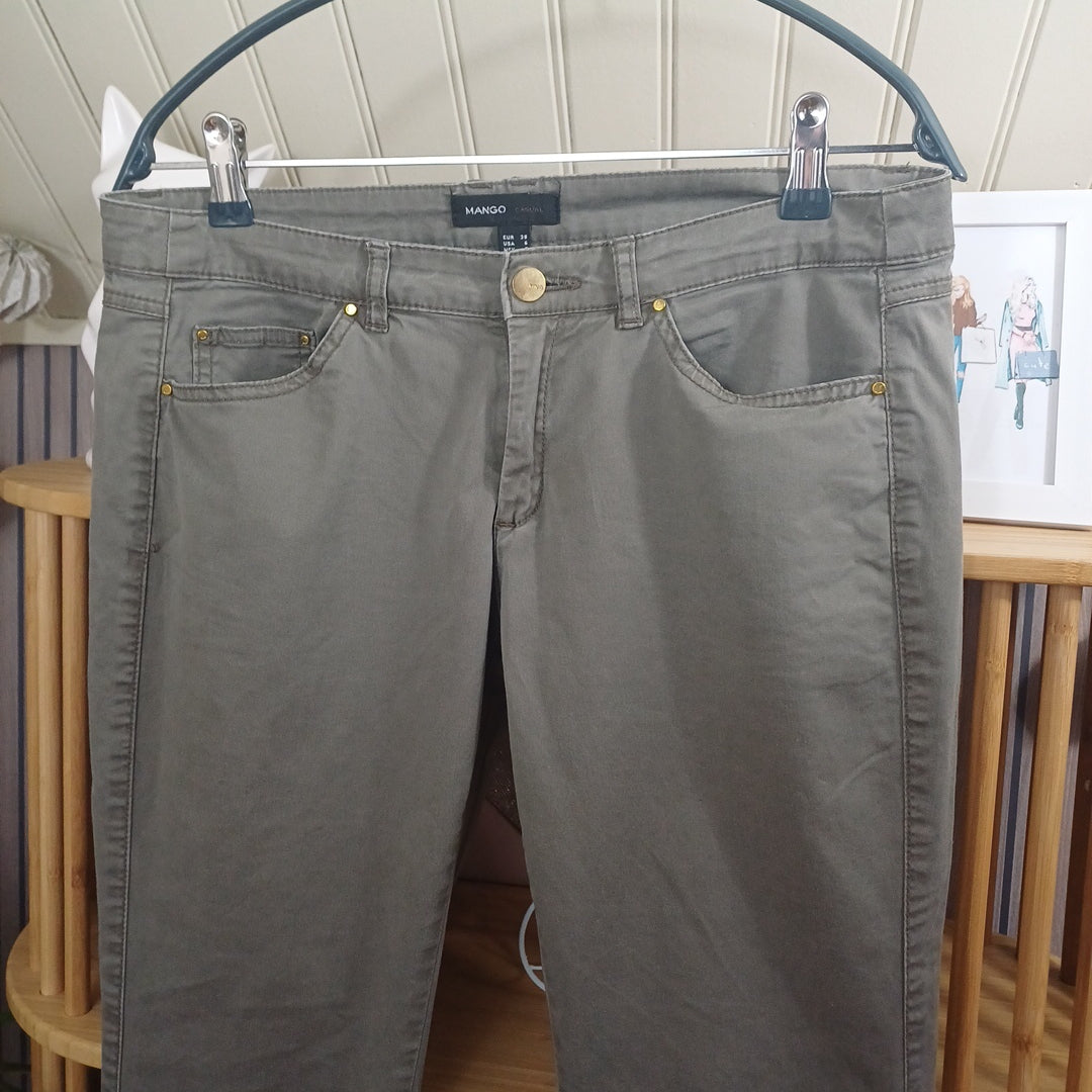 Pantalon vert, Mango,taille 38