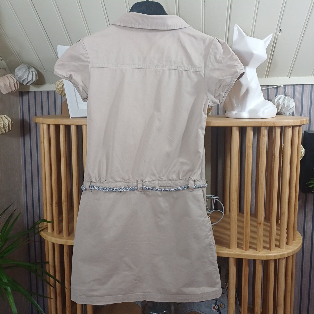 Robe beige, kid's Graffiti, taille 8 ans