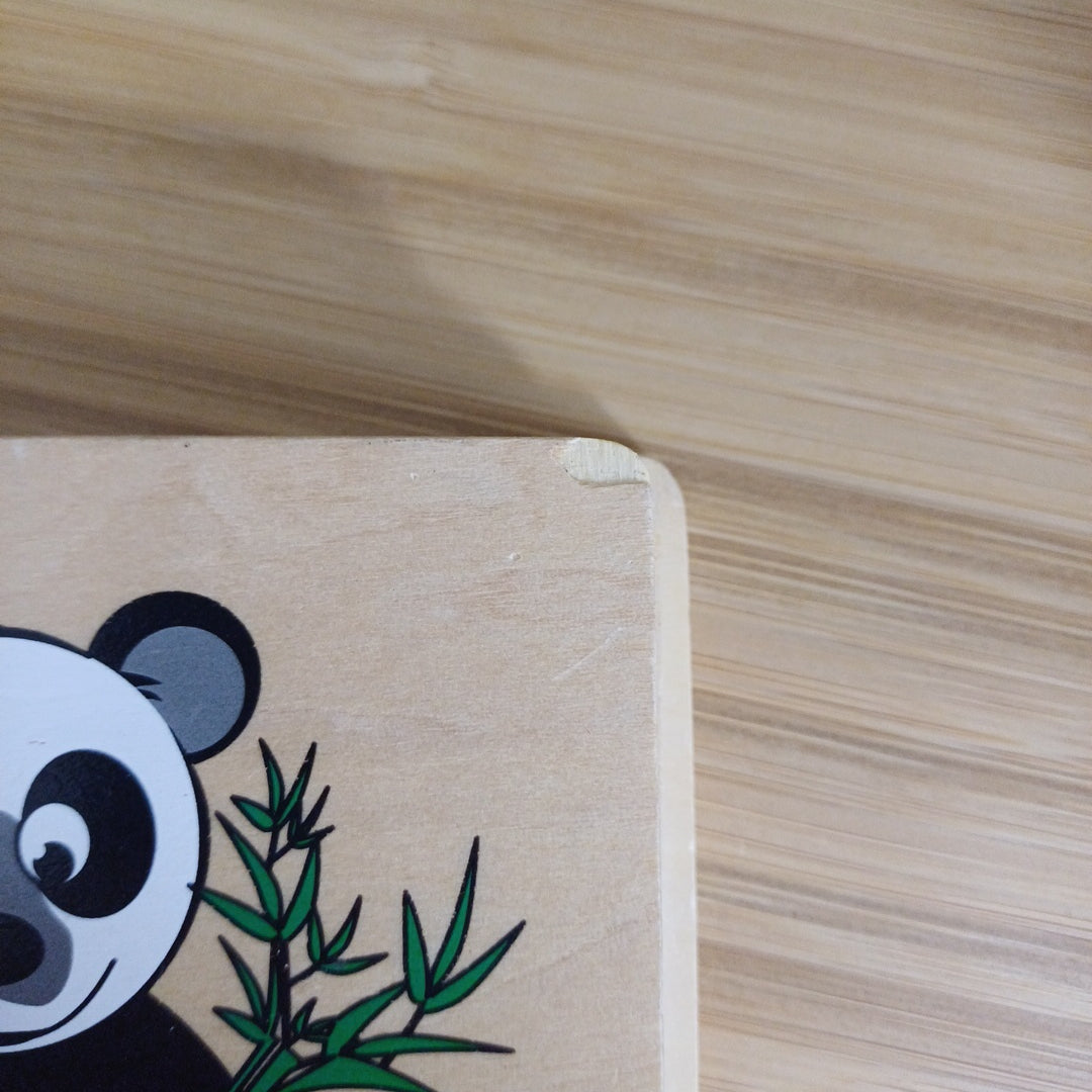 Livre d'images en bois