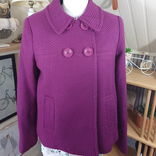Veste violette, 3suisses, taille 38