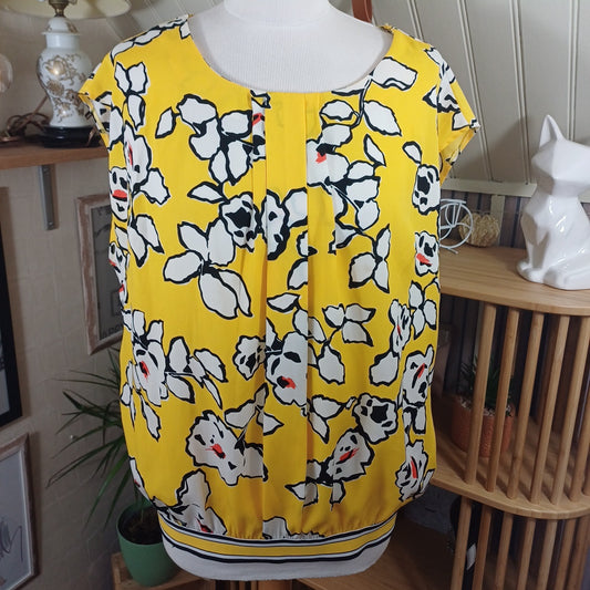 Haut jaune, taille 48