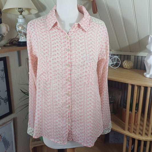 Chemise rose,Caracol de color, taille M