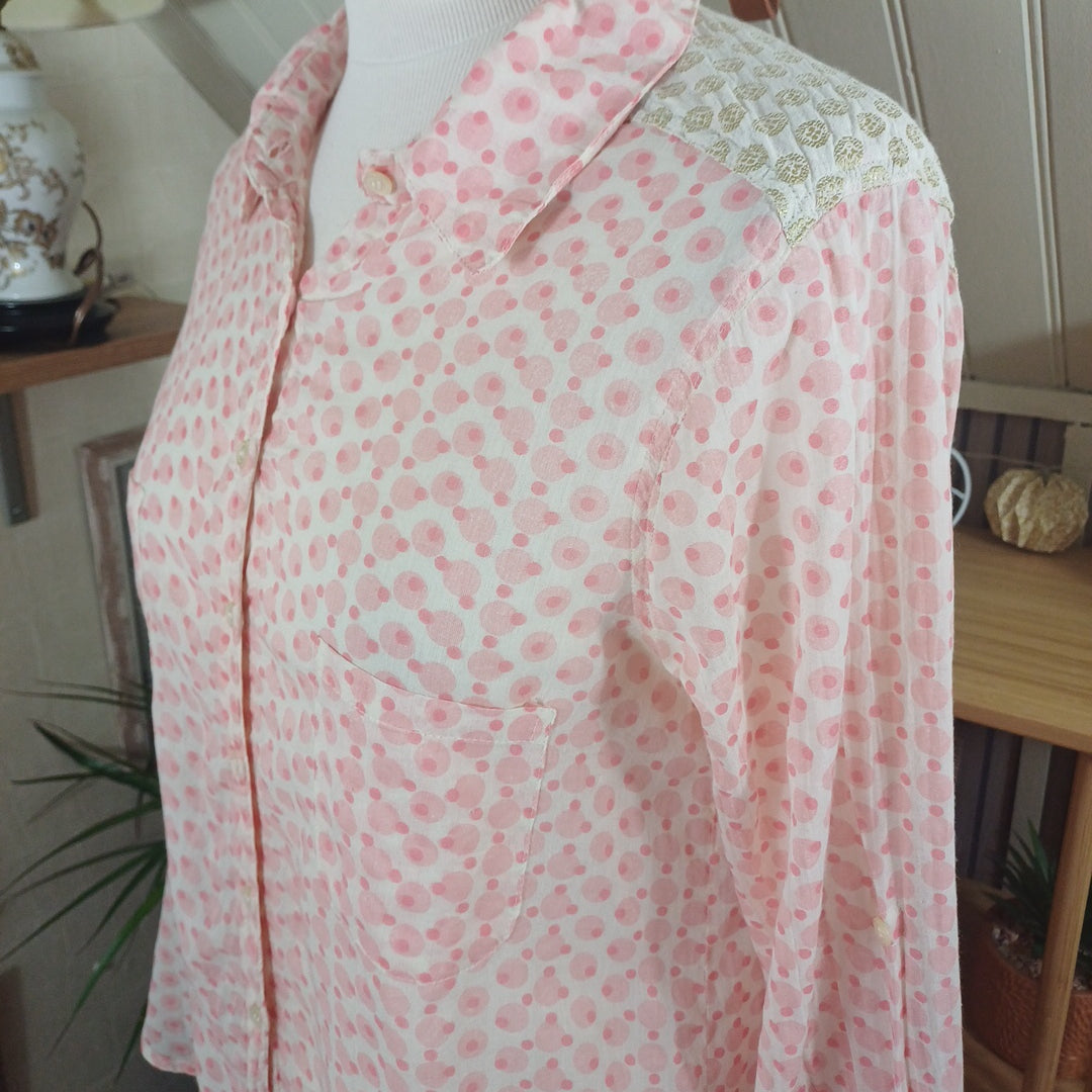 Chemise rose,Caracol de color, taille M