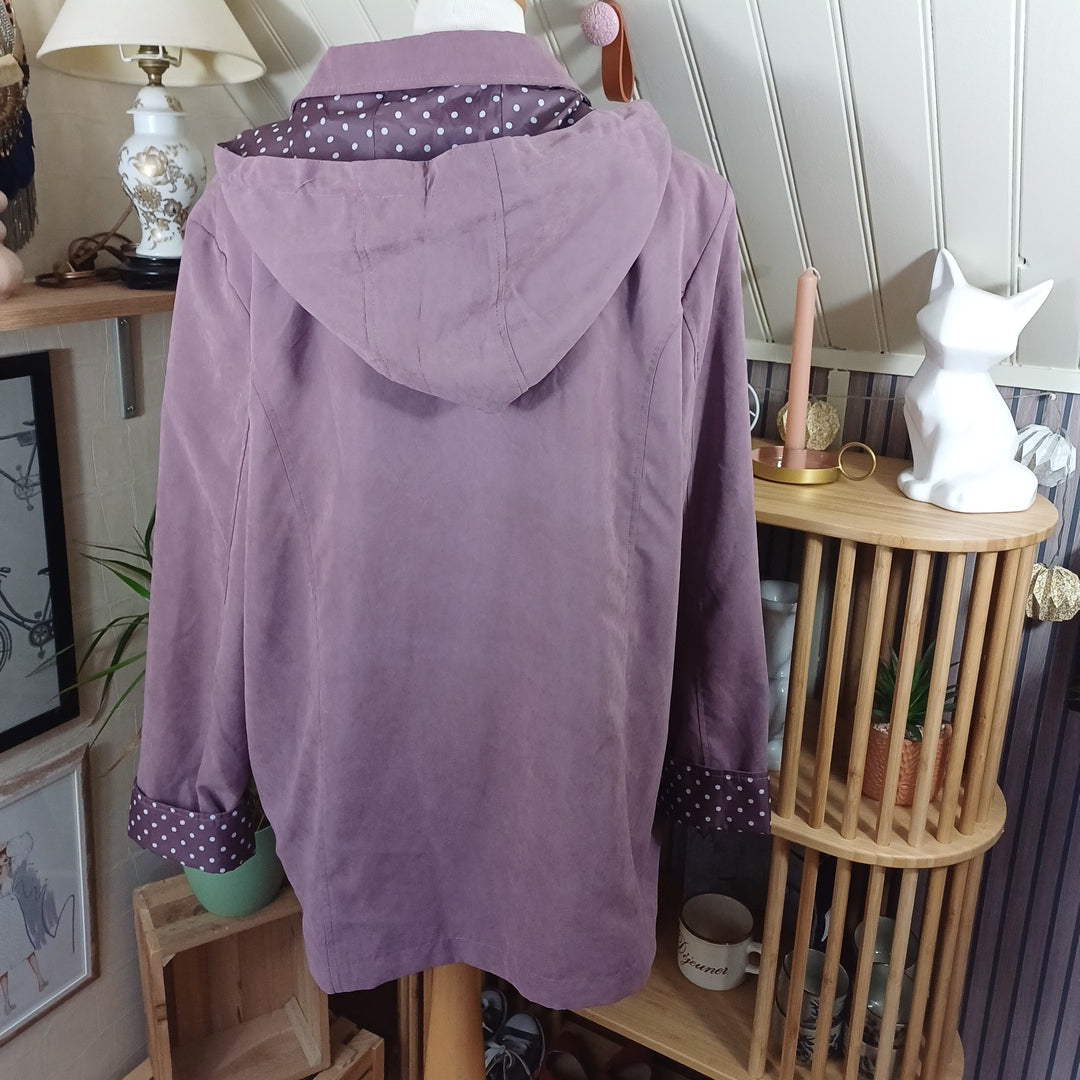 Veste violette, Damart, taille 50/52