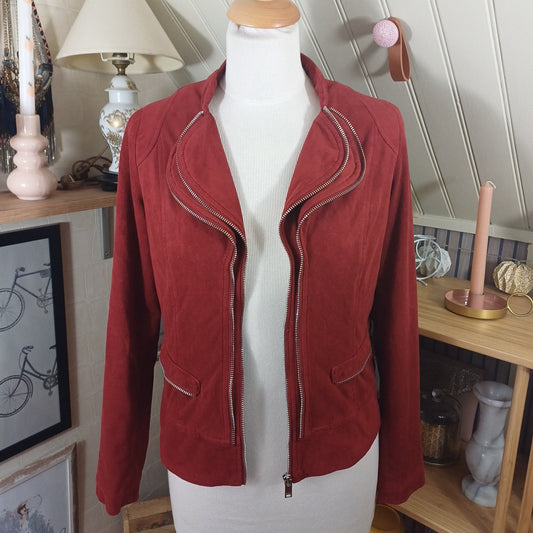Veste rouge, Bréal, taille 38