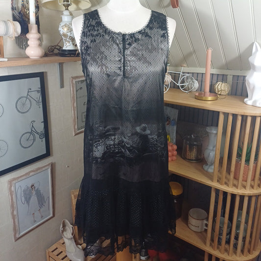 Robe noire et grise, Cop.Copine, taille 36/38