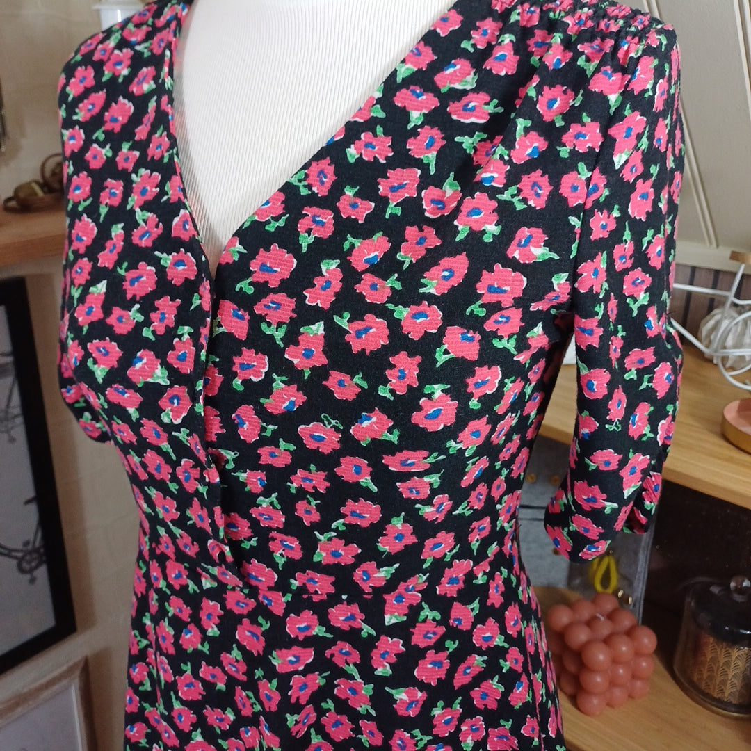 Robe fleurie, Camaïeu, taille 36