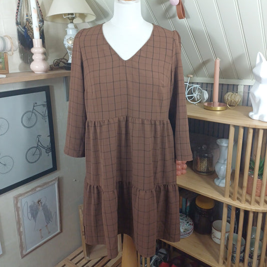 Robe marron, Grain de malice, taille 38