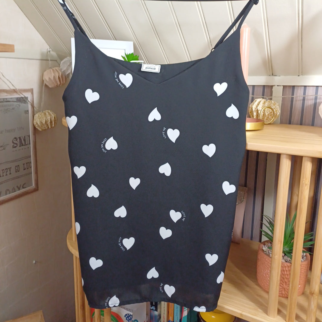 Top noir, Pimkie, taille XS