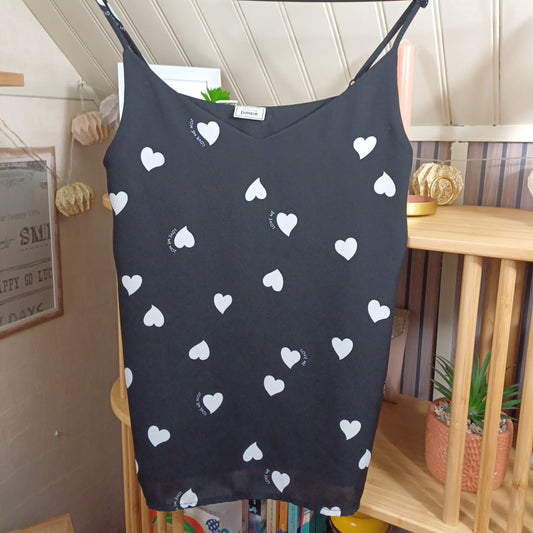 Top noir, Pimkie, taille XS