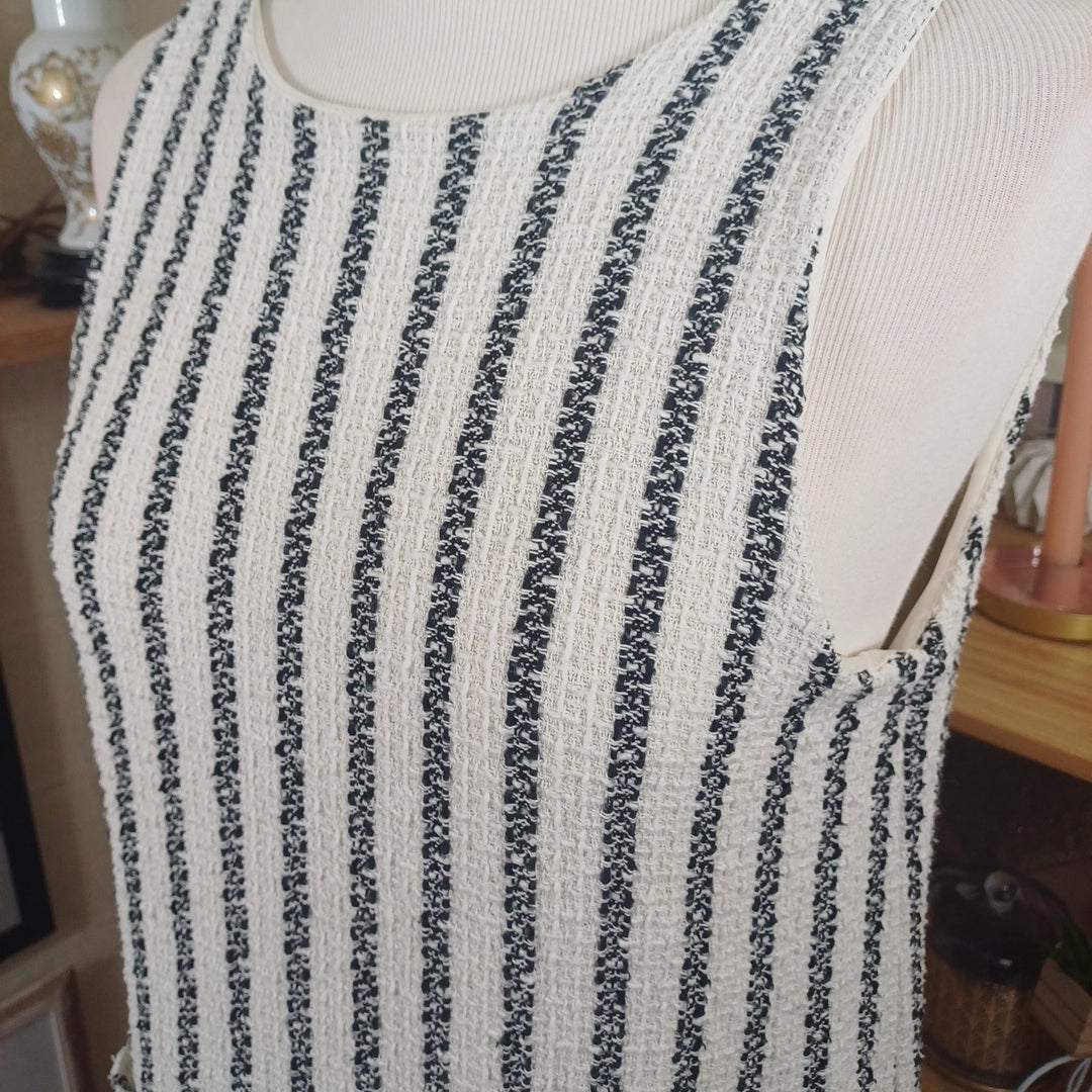 Robe noire et blanche, Zara,taille M