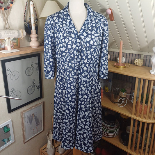 Robe bleue, Afibel,taille 44