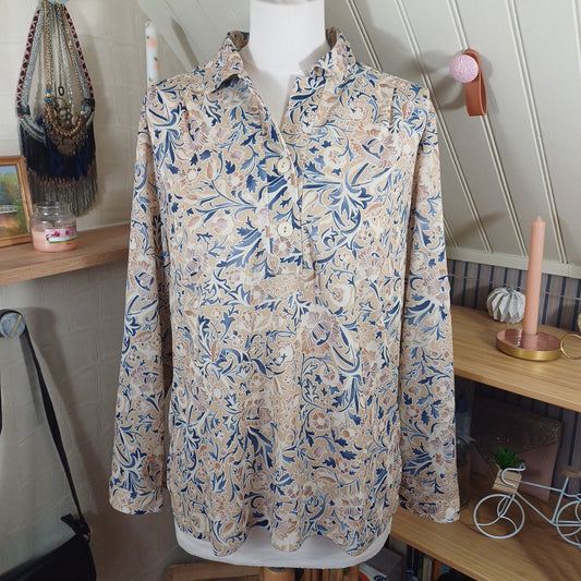 Blouse beige, taille 46