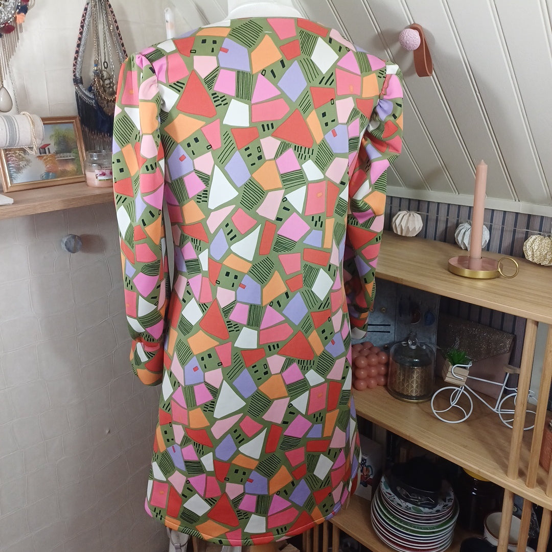 Robe colorée, fait main, taille 40