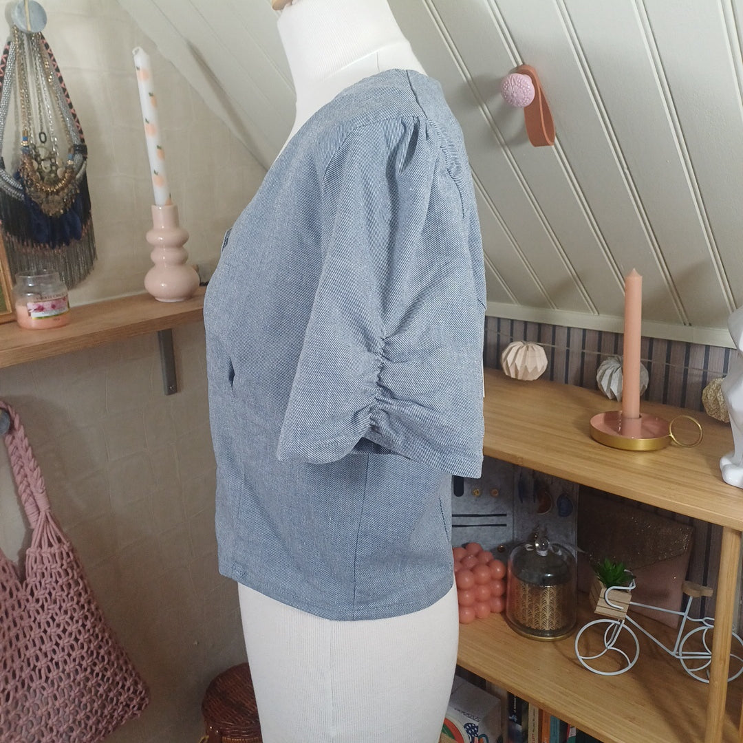 Haut couleur jean, Camaïeu, taille M