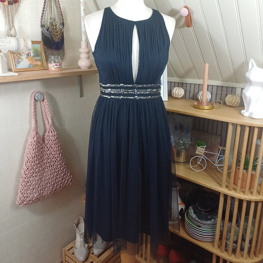 Robe bleue, Crazy london, taille S