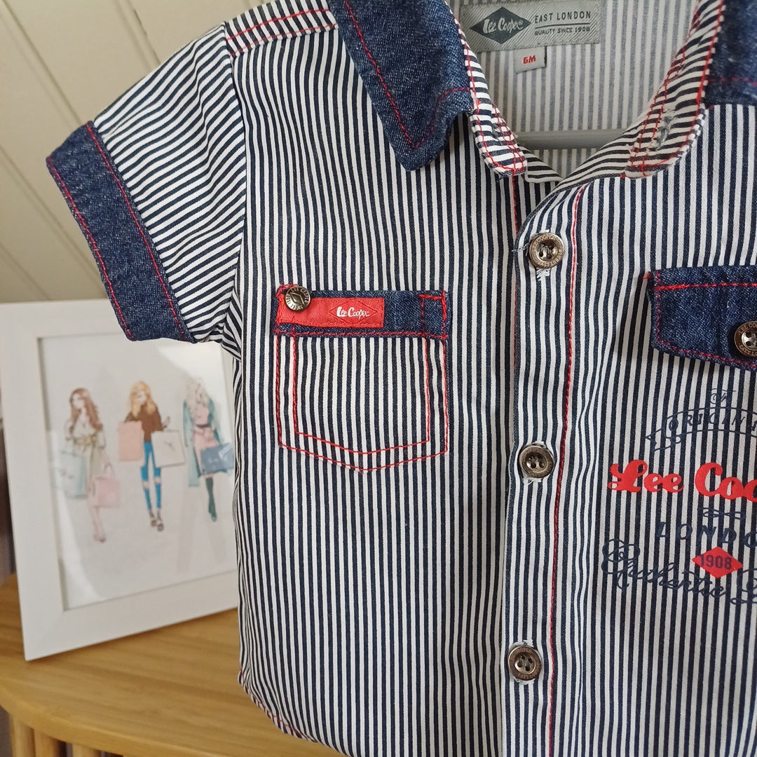 Chemise à rayures, Lee Cooper, taille 6 mois