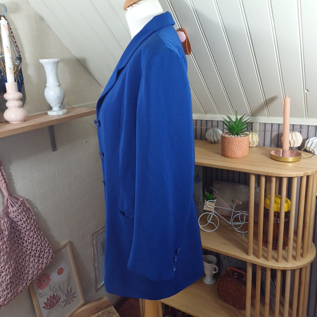 Blazer bleu, Dorothy Perkins, taille 44