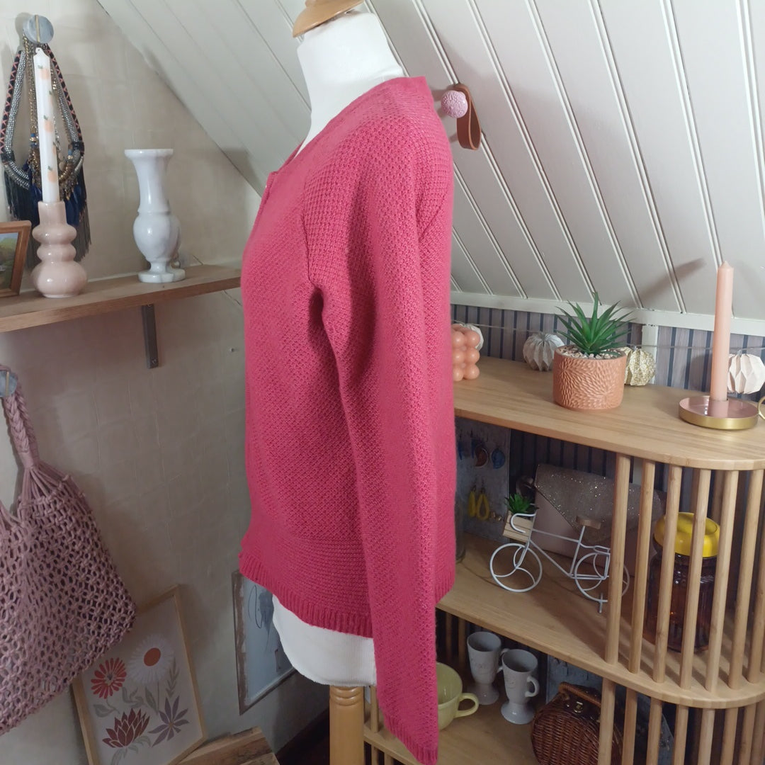 Gilet rose,Promod, taille L