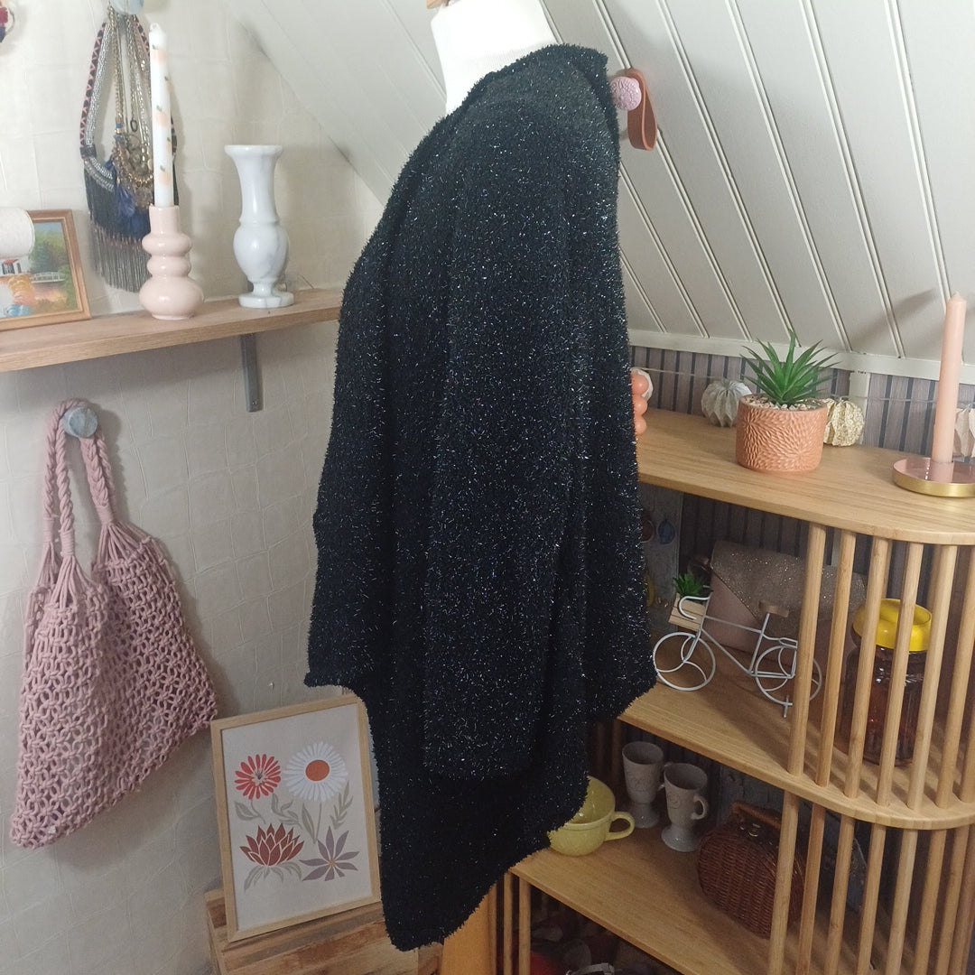 Gilet noir pailleté, taille M