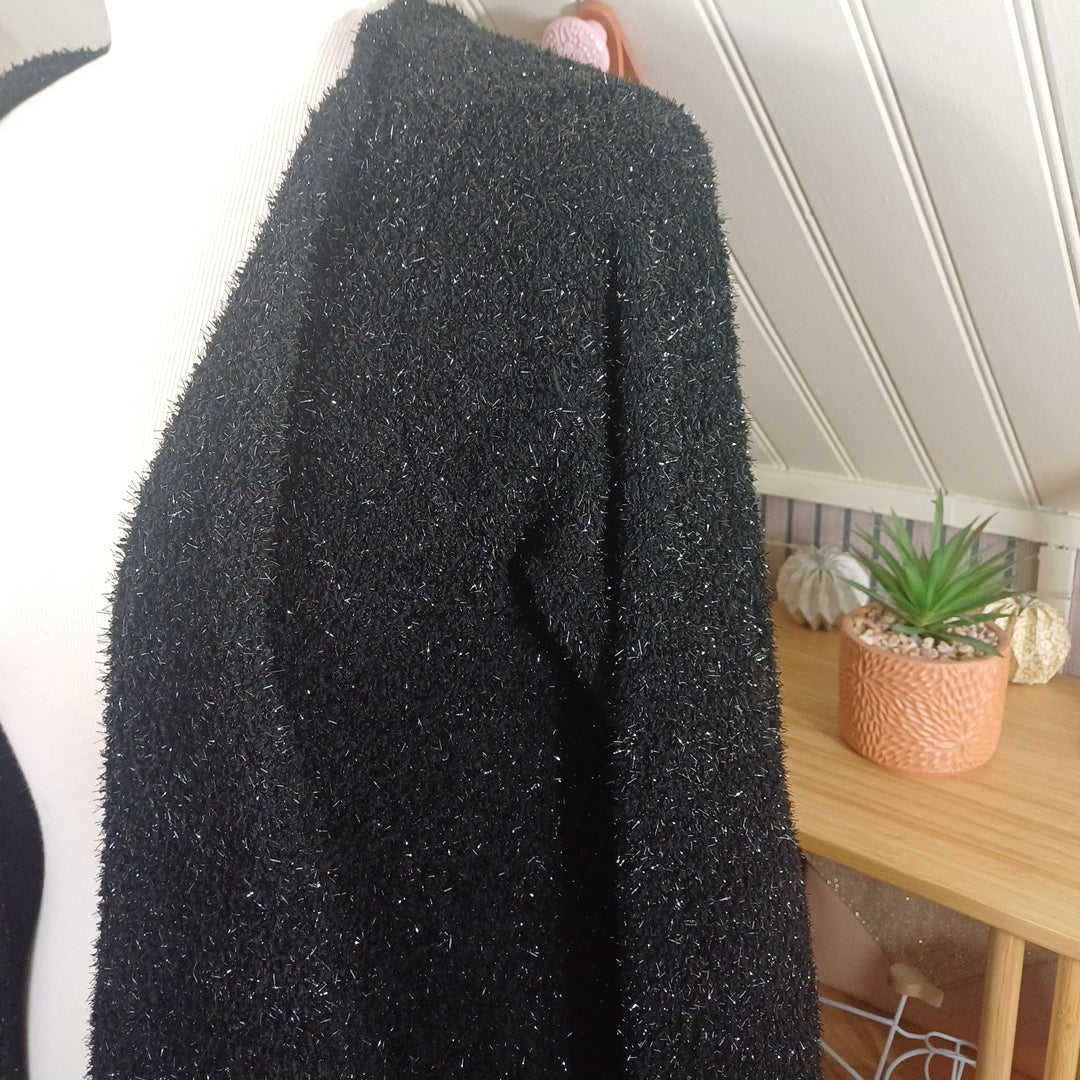 Gilet noir pailleté, taille M
