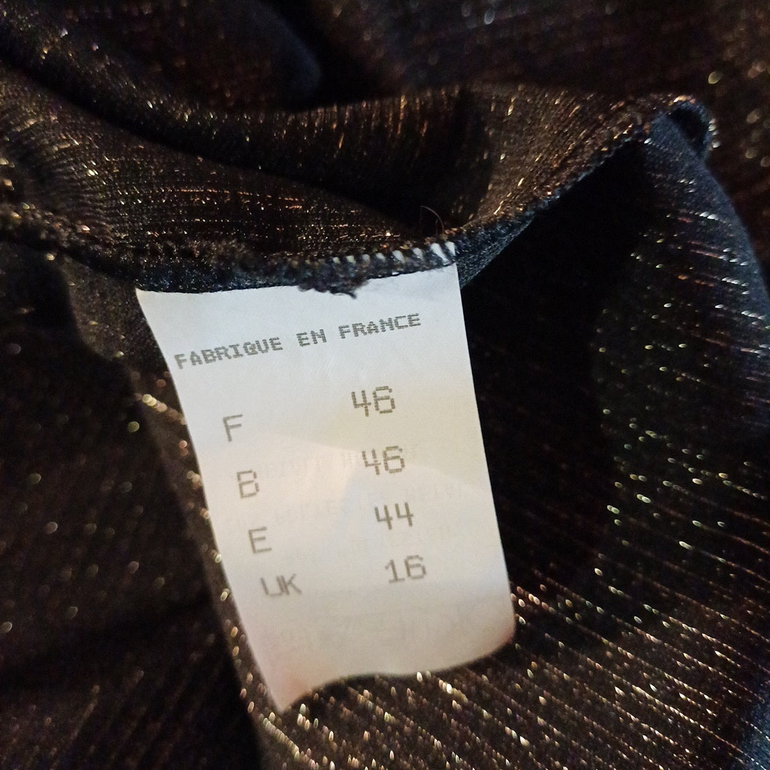 Débardeur doré, taille 46