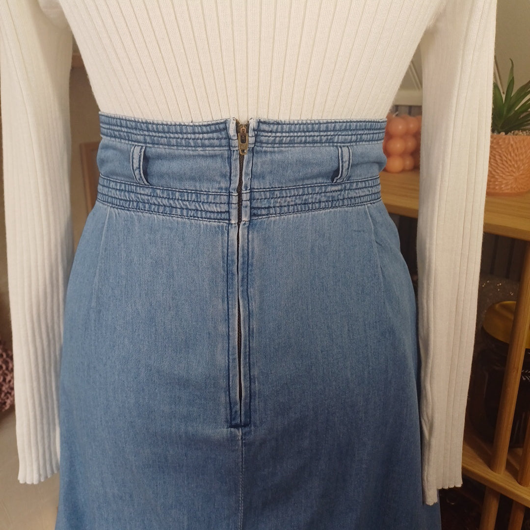 Jupe bleue, Promod, taille 36