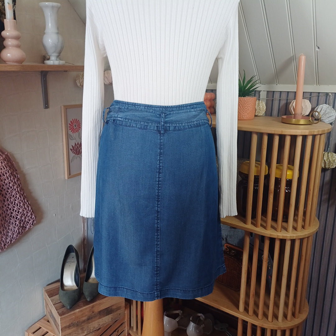Jupe bleue, TEX, taille 46/48