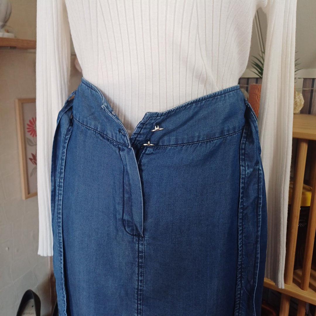 Jupe bleue, TEX, taille 46/48