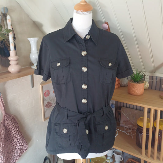 Chemise noire, Kiabi, taille 42