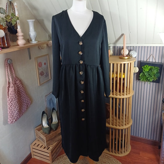 Robe longue noire, taille L